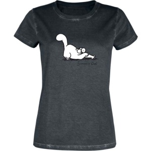 Simon's Cat Simon´s Cat Dámské tričko černá - Merchstore.cz