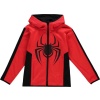 Spider-Man Kids - Miles Morales detská mikina s kapucí na zip červená - Merchstore.cz