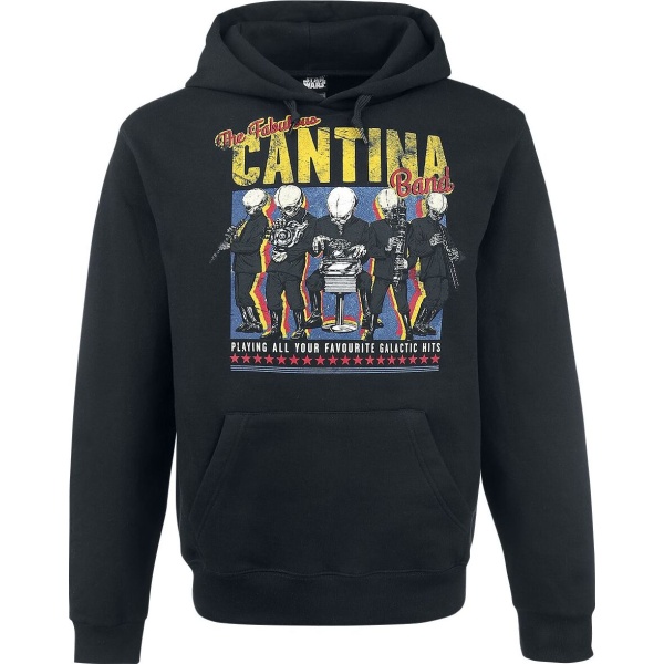 Star Wars Cantina Band On Tour Mikina s kapucí černá - Merchstore.cz