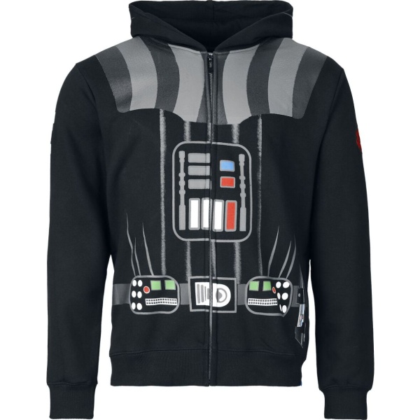 Star Wars Darth Vader Mikina s kapucí na zip černá - Merchstore.cz