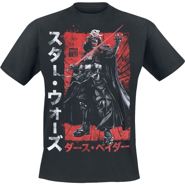 Star Wars Darth Vader Samurai Tričko černá - Merchstore.cz