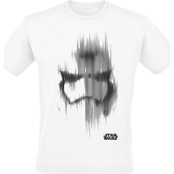 Star Wars Episode 7 - Das Erwachen der Macht - Blurred Lines Trooper Tričko bílá - Merchstore.cz