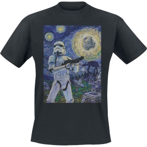 Star Wars Stormy Night Tričko černá - Merchstore.cz