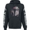 Star Wars The Mandalorian - Dark Warrior Mikina s kapucí černá - Merchstore.cz