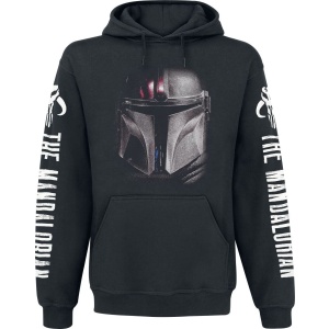 Star Wars The Mandalorian - Dark Warrior Mikina s kapucí černá - Merchstore.cz