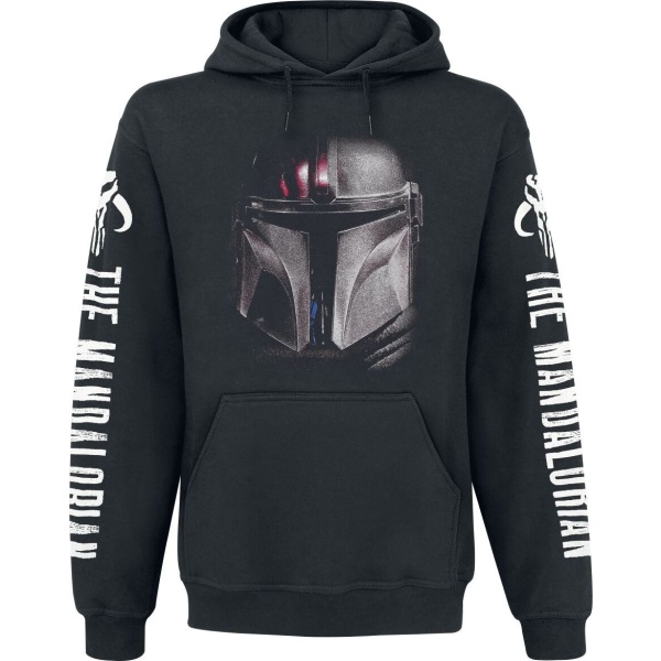 Star Wars The Mandalorian - Dark Warrior Mikina s kapucí černá - Merchstore.cz