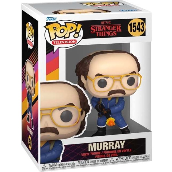 Stranger Things Vinylová figurka č.1543 Murray Sberatelská postava vícebarevný - Merchstore.cz