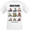 Super Mario Kart - Choose Your Driver Tričko bílá - Merchstore.cz