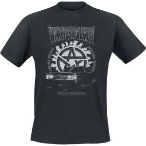 Supernatural Winchester Bros Tričko černá - Merchstore.cz