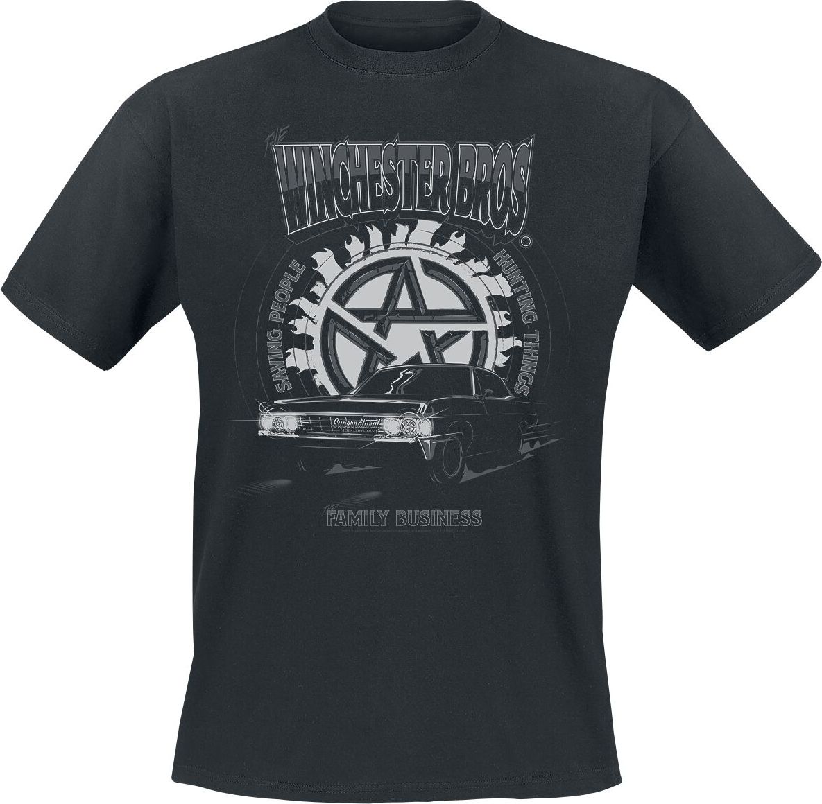 Supernatural Winchester Bros Tričko černá - Merchstore.cz Supernatural Winchester Bros Tričko černá - Merchstore.cz