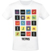 Tetris Color Blocks Tričko bílá - Merchstore.cz