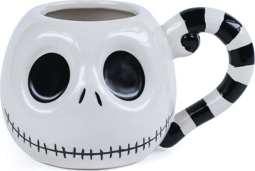 The Nightmare Before Christmas Jack Head Hrnek bílá/cerná - Merchstore.cz The Nightmare Before Christmas Jack Head Hrnek bílá/cerná - Merchstore.cz