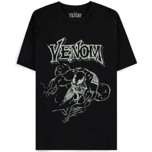 Venom (Marvel) Stencil Tričko černá - Merchstore.cz