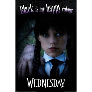 Wednesday Happy Colour plakát vícebarevný - Merchstore.cz