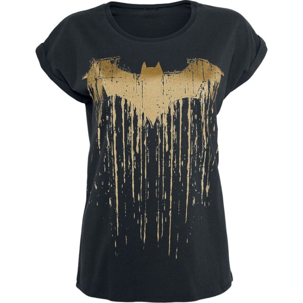 Batman Logo Dripping Dámské tričko černá - Merchstore.cz