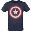 Captain America Shield Logo Tričko námořnická modrá - Merchstore.cz