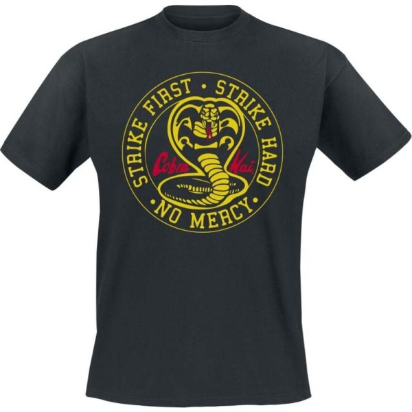 Cobra Kai Cobra Kai Round Patch Tričko černá - Merchstore.cz