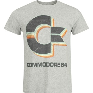 Commodore 64 Retro Logo Tričko prošedivelá - Merchstore.cz