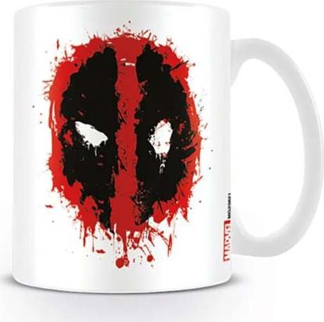 Deadpool Splatter Hrnek bílá/cerná/cervená - Merchstore.cz Deadpool Splatter Hrnek bílá/cerná/cervená - Merchstore.cz