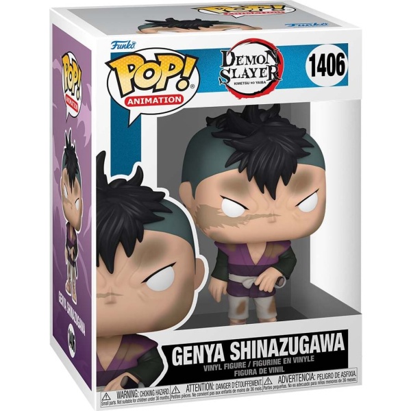 Demon Slayer Vinylová figurka č.1406 Genya Shinazugawa Sberatelská postava vícebarevný - Merchstore.cz