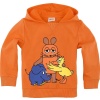 Die Sendung mit der Maus Kids - Maus Group detská mikina s kapucí oranžová - Merchstore.cz