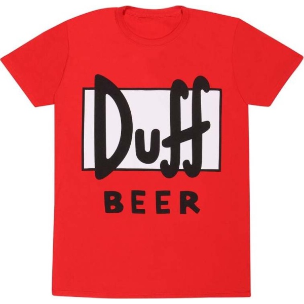 Die Simpsons Duff Tričko červená - Merchstore.cz