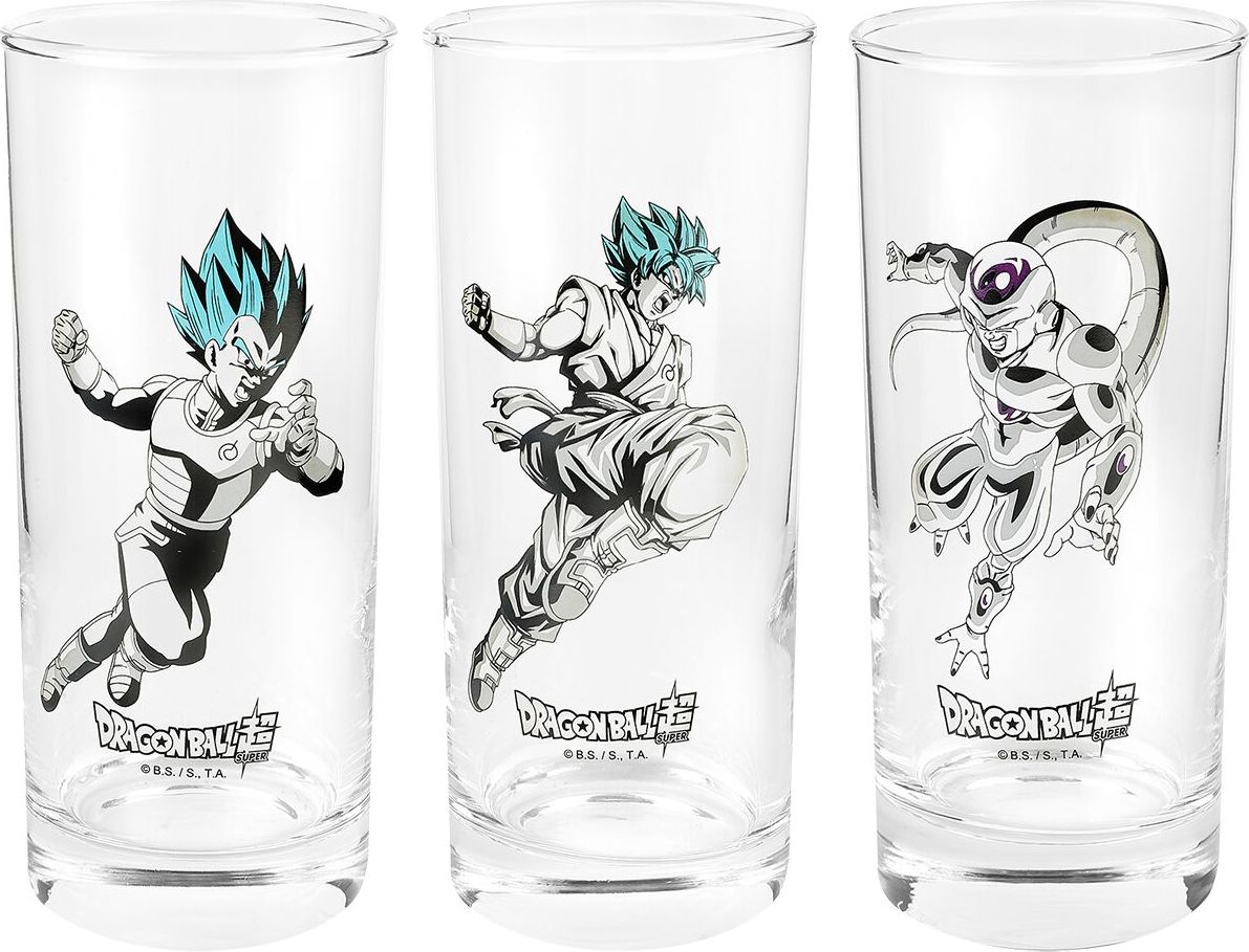 Dragon Ball Sada pohárov Super sklenený hrnek sada standard - Merchstore.cz