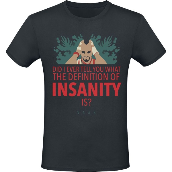 Far Cry Villains - Vaas - Insanity Tričko černá - Merchstore.cz