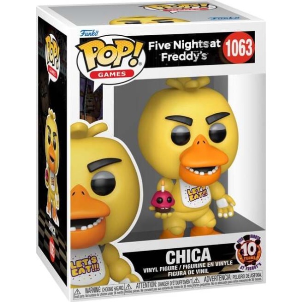 Five Nights At Freddy's Vinylová figurka č.1063 Chica Sberatelská postava vícebarevný - Merchstore.cz