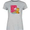 Garfield Lasagna Girl Shirt Dámské tričko prošedivelá - Merchstore.cz