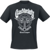 Gas Monkey Garage Big Piston Tričko černá - Merchstore.cz