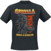 Godzilla Bringer Of Destruction Tričko černá - Merchstore.cz