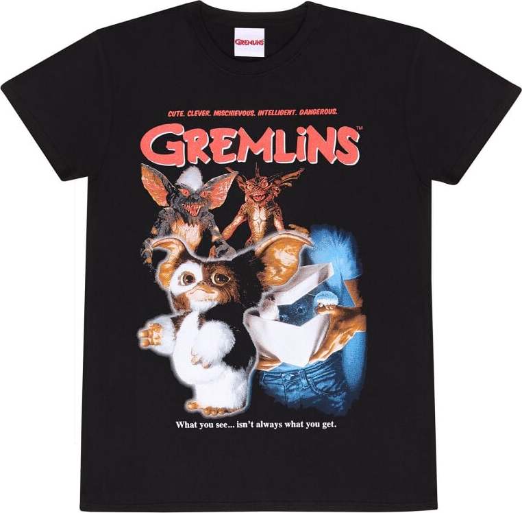 Gremlins Homeage Style Tričko černá - Merchstore.cz Gremlins Homeage Style Tričko černá - Merchstore.cz
