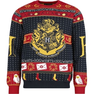 Harry Potter Hogwarts Pletený svetr vícebarevný - Merchstore.cz