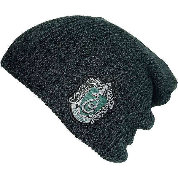 Harry Potter Slytherin Beanie čepice tmave zelená - Merchstore.cz