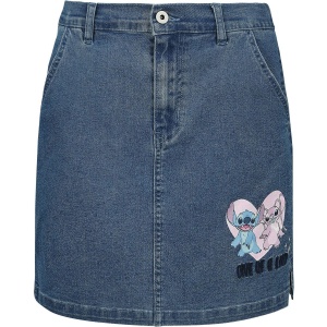 Lilo & Stitch Lilo & Angel Mini sukně džínová/modrá - Merchstore.cz