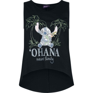 Lilo & Stitch Stitch Dámský top černá - Merchstore.cz