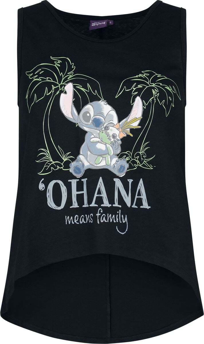 Lilo & Stitch Stitch Dámský top černá - Merchstore.cz Lilo & Stitch Stitch Dámský top černá - Merchstore.cz