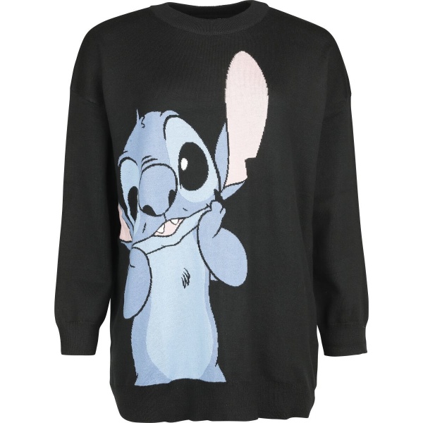 Lilo & Stitch Stitch Pletený svetr modrá - Merchstore.cz