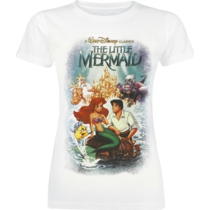 Little Mermaid Classic Poster Dámské tričko bílá - Merchstore.cz