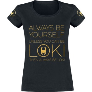 Loki Always Be Yourself Dámské tričko černá - Merchstore.cz