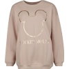 Mickey & Minnie Mouse Oversized mikina Mickey Mouse Dámská mikina světle růžová - Merchstore.cz