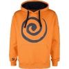 Naruto Naruto Logo Mikina s kapucí oranžová - Merchstore.cz