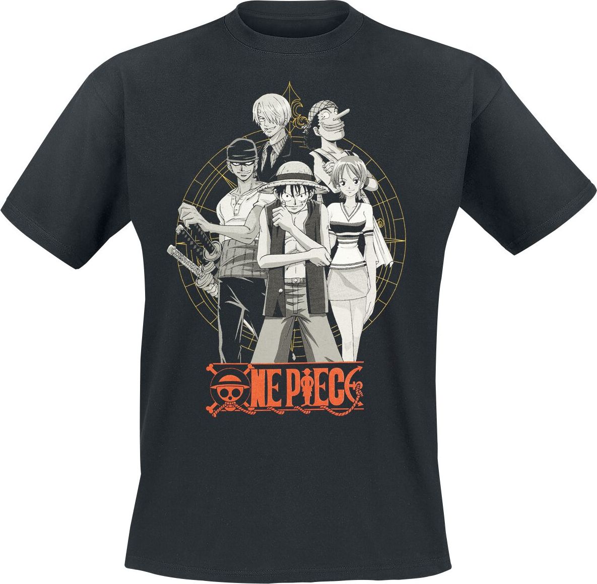 One Piece One Piece - Group Tričko černá - Merchstore.cz One Piece One Piece - Group Tričko černá - Merchstore.cz