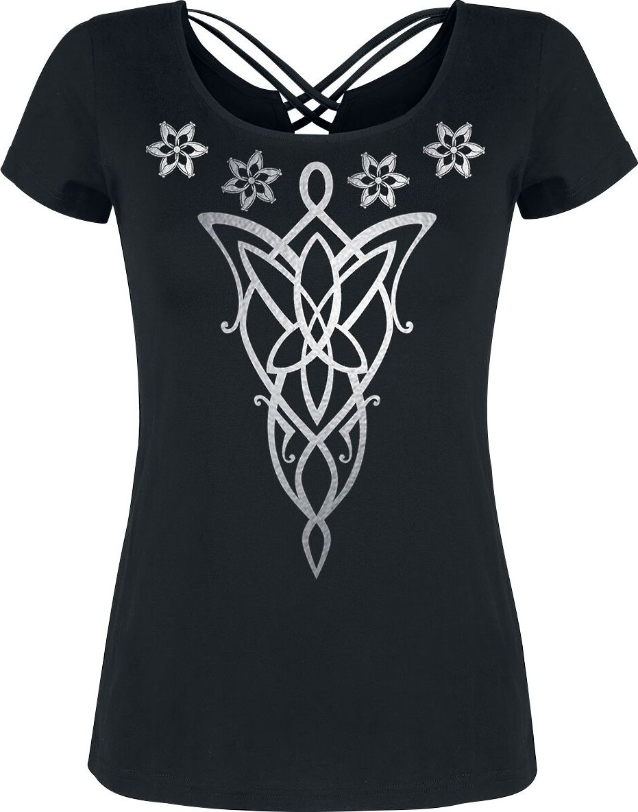 Pán prstenů Evenstar Dámské tričko černá - Merchstore.cz Pán prstenů Evenstar Dámské tričko černá - Merchstore.cz