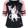 Pokémon Sylveon Dámské tričko s dlouhými rukávy cerná/ružová - Merchstore.cz