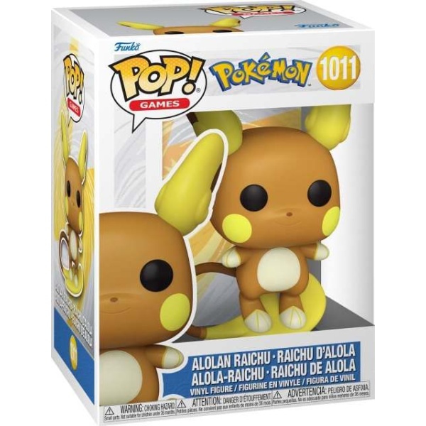 Pokémon Vinylová figurka č.1011 Alolan Raichu - Raichu D´Alola - Alola-Raichu - Raichu De Alola Sberatelská postava vícebarevný - Merchstore.cz