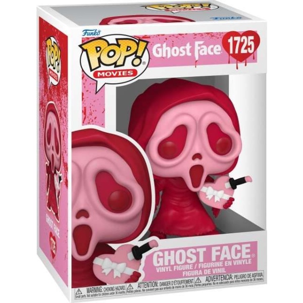 Scream (Film) Vinylová figurka č.1725 Ghost Face (Valentine´s) Sberatelská postava vícebarevný - Merchstore.cz