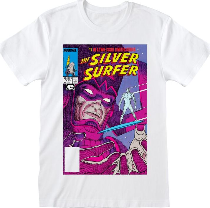 Silver Surfer Silver Surfer Comic Tričko bílá - Merchstore.cz Silver Surfer Silver Surfer Comic Tričko bílá - Merchstore.cz