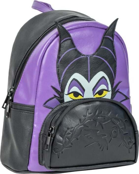 Sleeping Beauty Maleficent Batoh cerná/šeríková - Merchstore.cz Sleeping Beauty Maleficent Batoh cerná/šeríková - Merchstore.cz